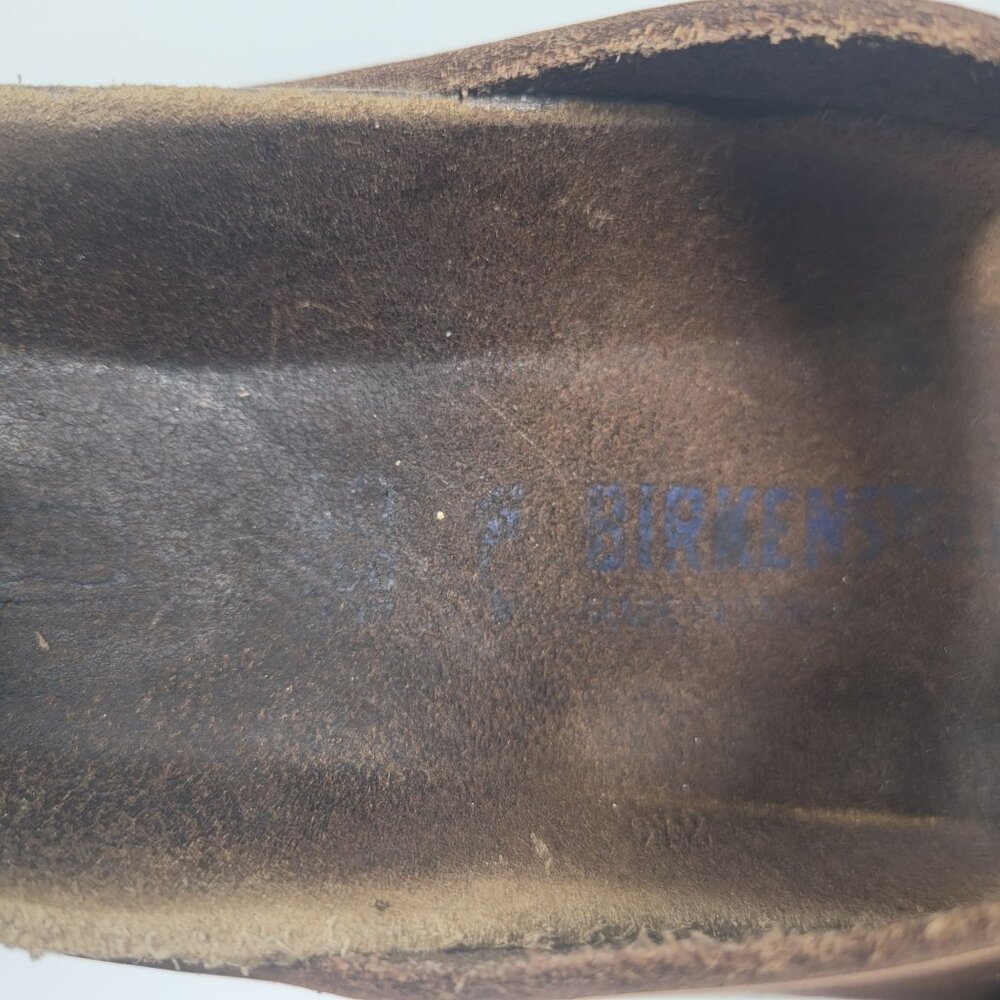 Birkenstock Arizona Women's Rose Gold Metallic Leather Sandals US 9 EU 40 - Picture 8 of 8